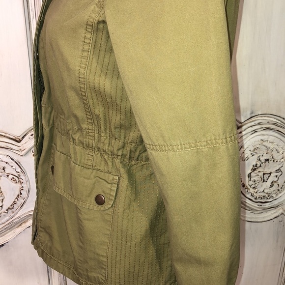 Love Tree Army Green Basic Go To Jacket Size Small - Picture 5 of 13